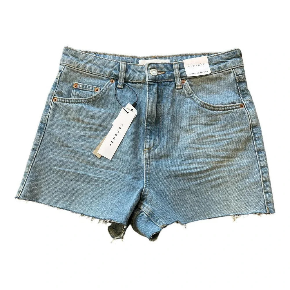 Top shop denim shorts